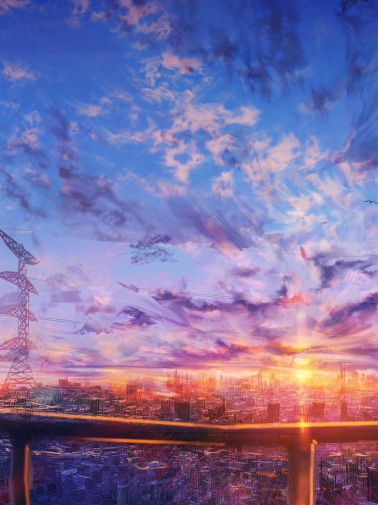 Аниме пейзаж