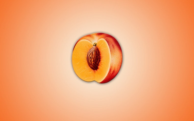 Обои с персиками