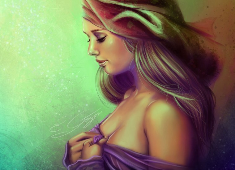 Красивые девушки мультяшные