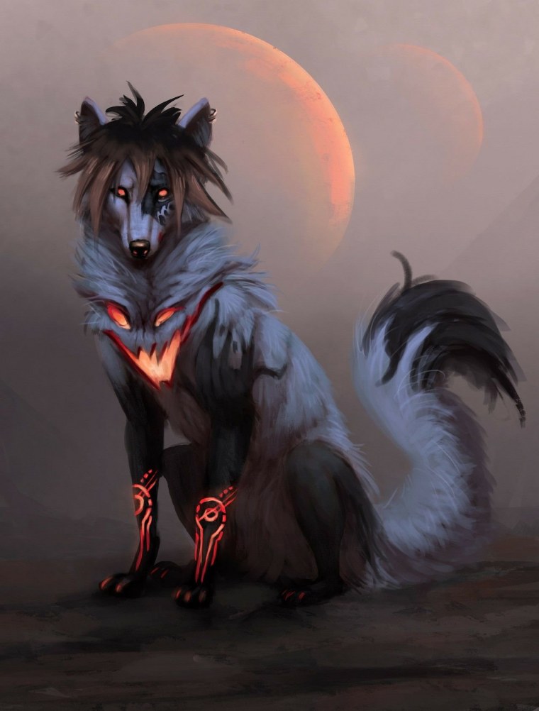 Волк демон аниме крипипаста