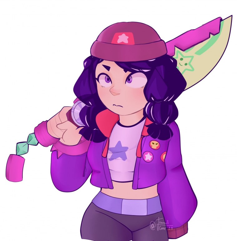 Джеки арт Brawl Stars