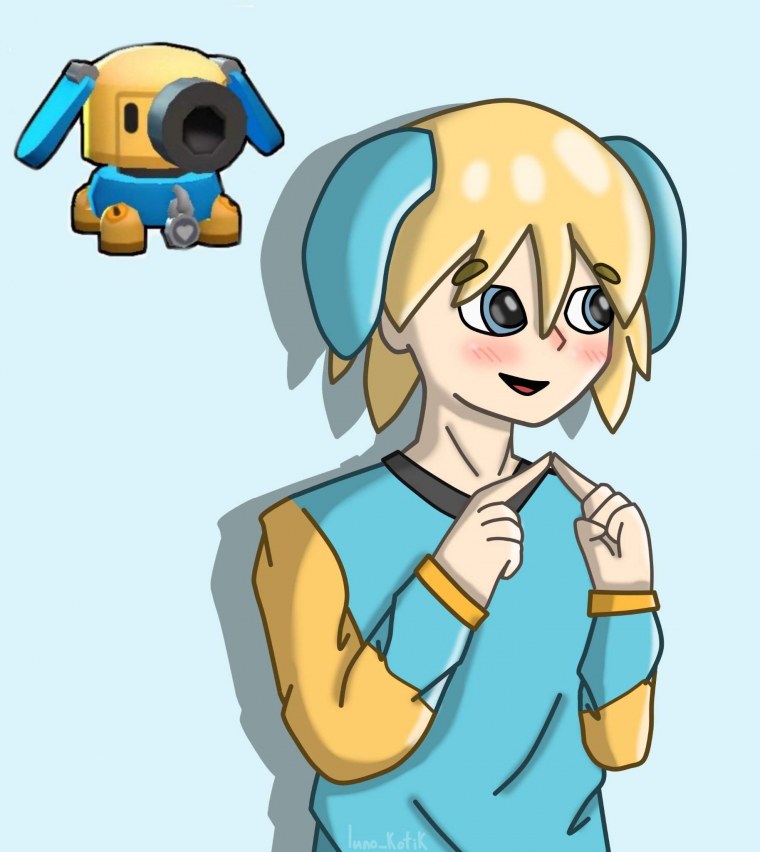 Brawl Stars арт героиня Биби