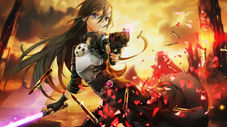 Аниме девушки и машины