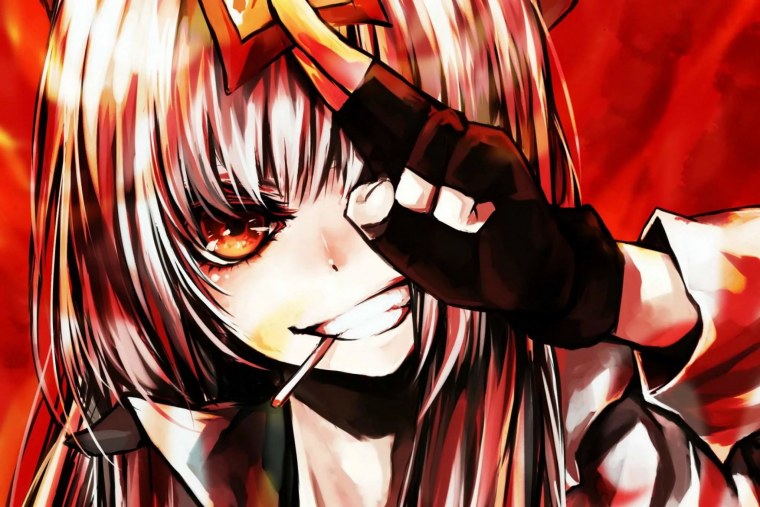 Наушники Мио Акияма в наушниках