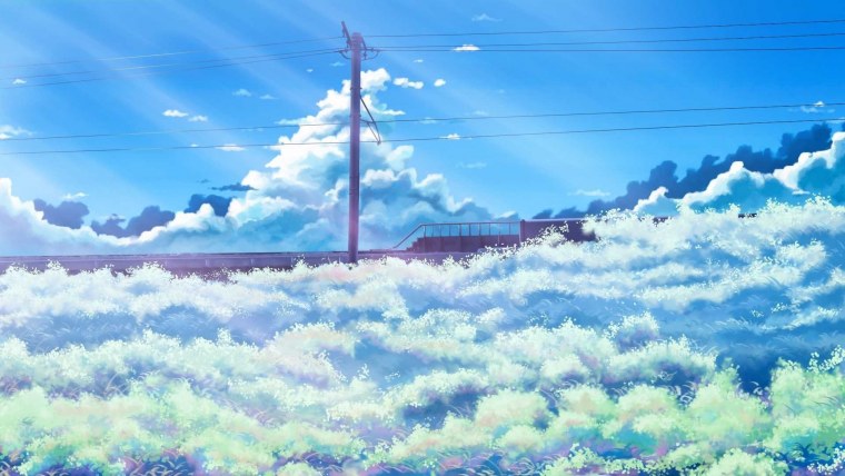 Голубое небо аниме