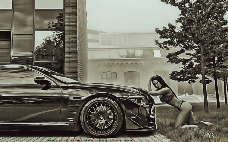 Эротическая мойка автомобиля