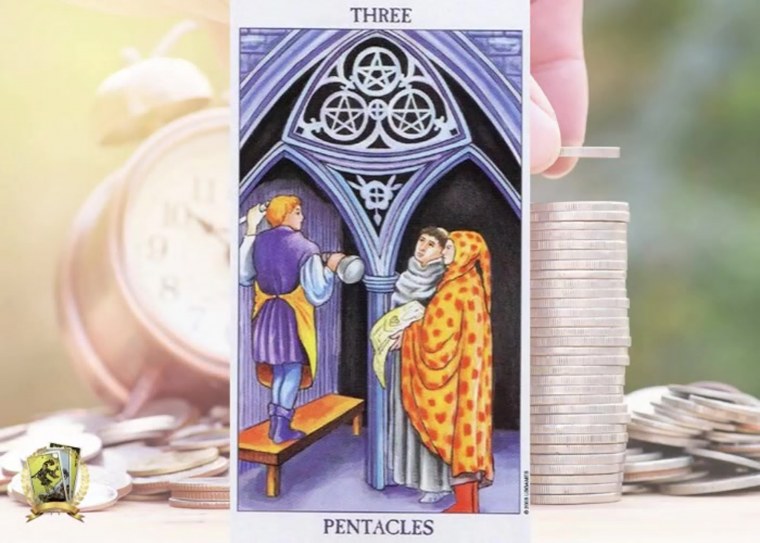 3 Пентаклей Таро Уэйта