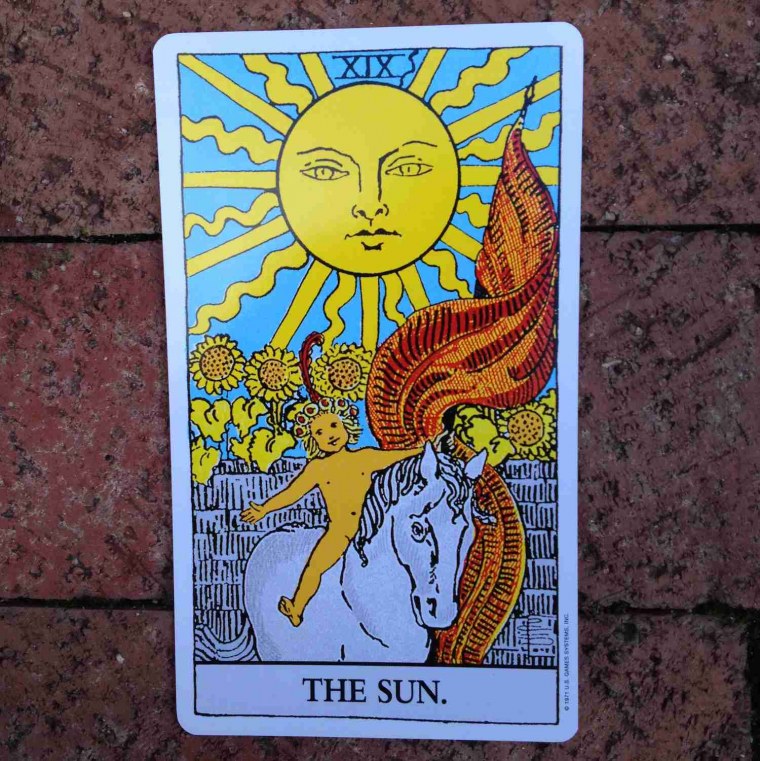 Райдер Уэйт Таро солнце