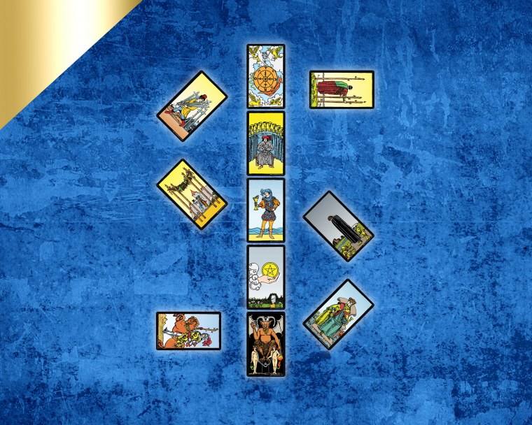 Карта Таро туз пентаклей