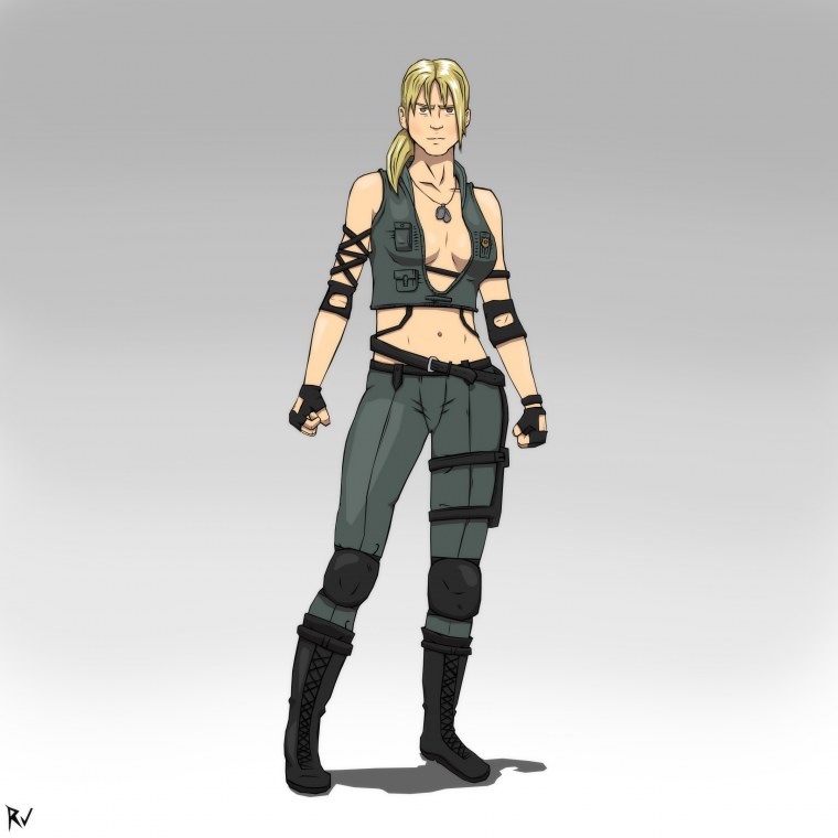 Соня блейд в бою