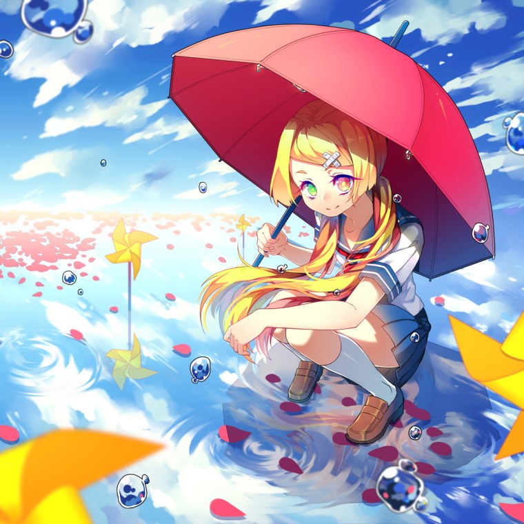 Vocaloid Miku зонтик