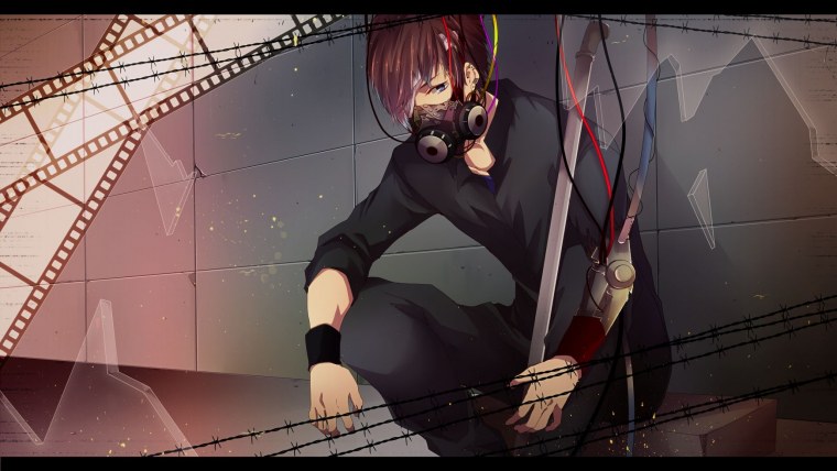 Аниме парень с пистолетом