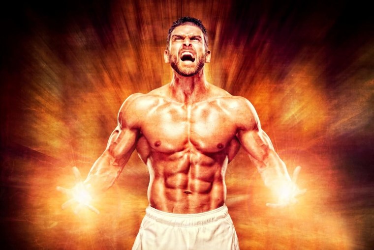 Накаченные борцы