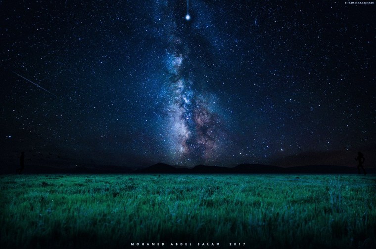 Прогулка ночью арт