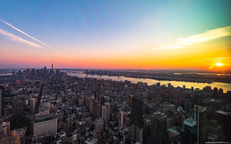 Вид Нью-Йорка 4к
