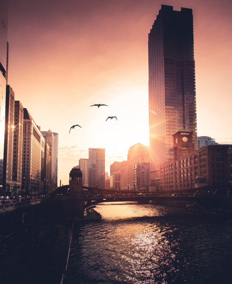 Центральный парк Нью-Йорк закат