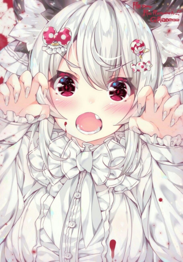 Аниме с сердечками над головой девочки