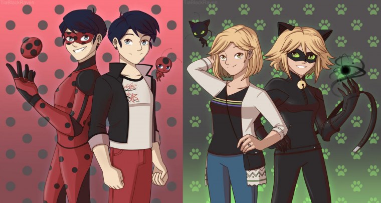 Адриан Агрест супер-кот