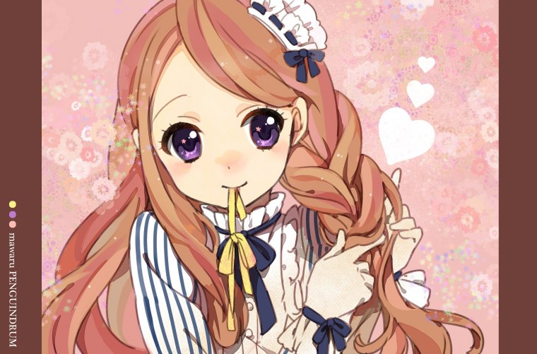 Картинки для срисовки няшные девочки аниме