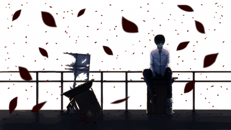 Человек в пустоте