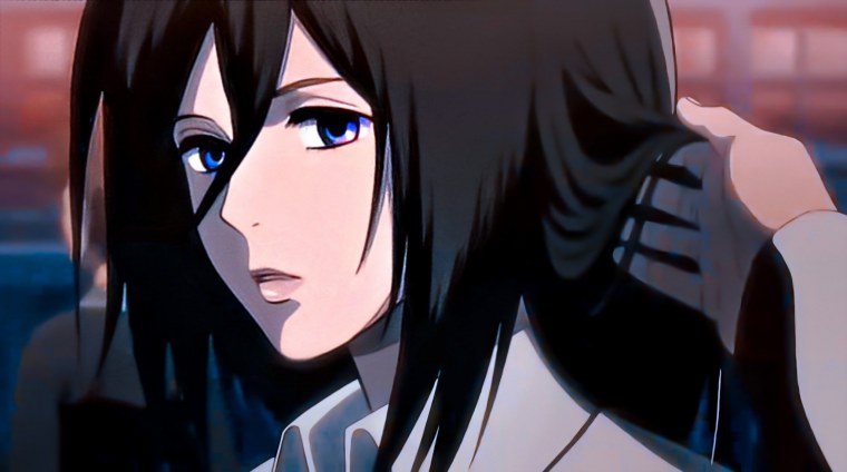 Микаса Аккерман глаза