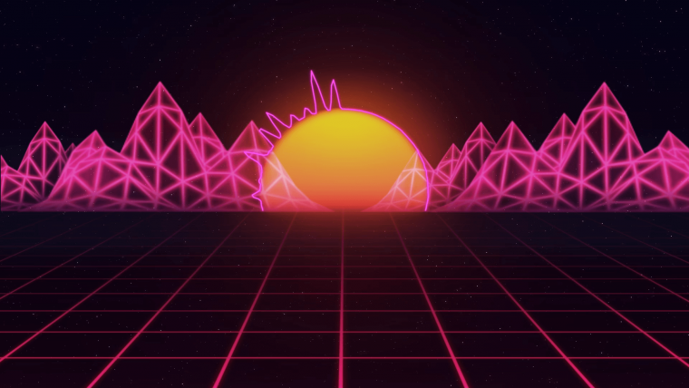 Неоновые горы