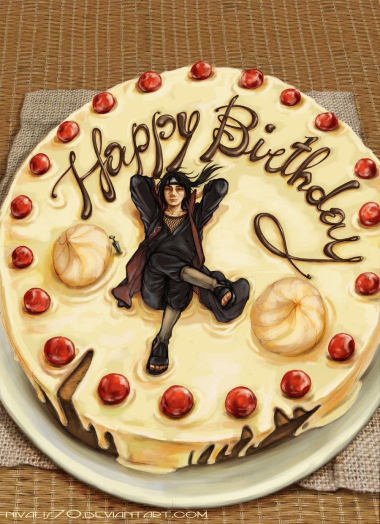 Торт Наруто Итачи