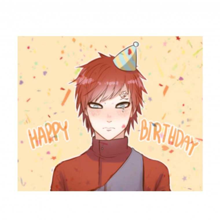 Гаара с днем рождения