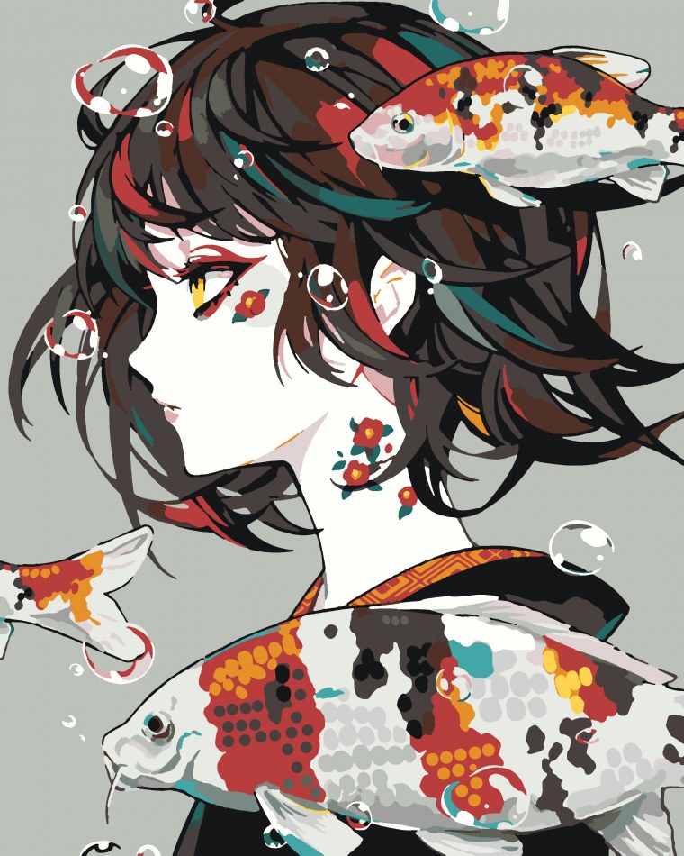 Рыбки в японском стиле