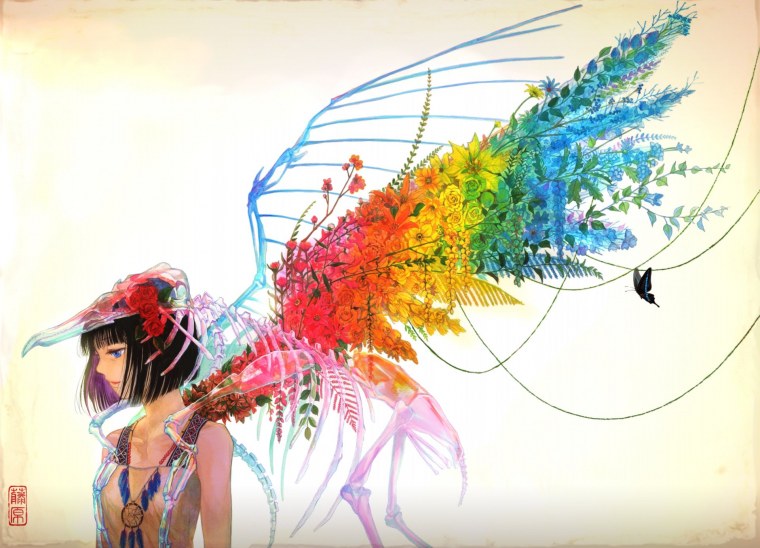 Необычные рисунки аниме