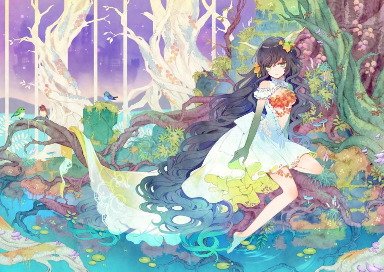 Русская аниме девочка