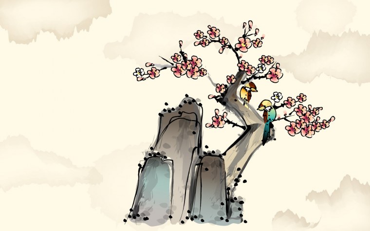 Китай дворец фон