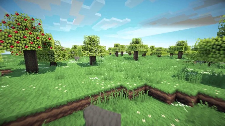 Размытый фон МАЙНКРАФТА