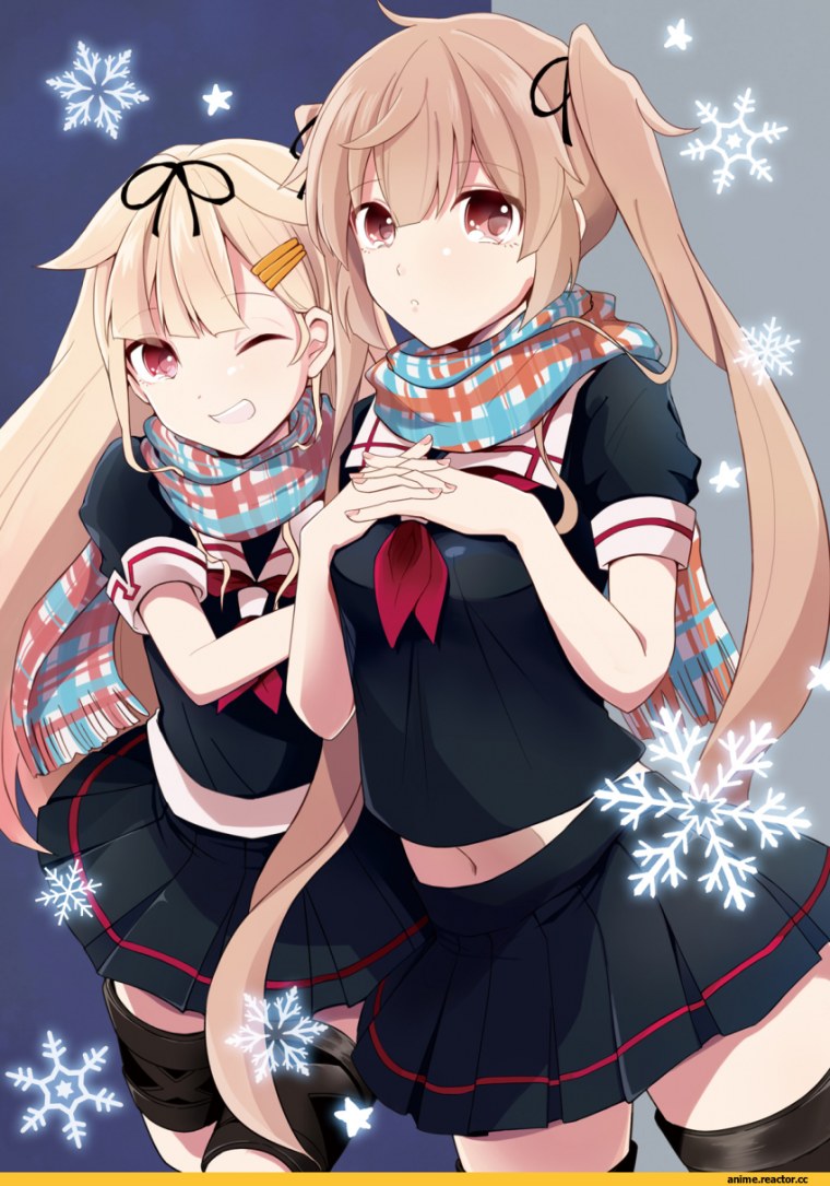 Kantai collection Yuudachi Юри