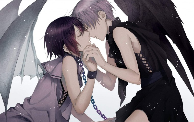 Аниме девушки подруги