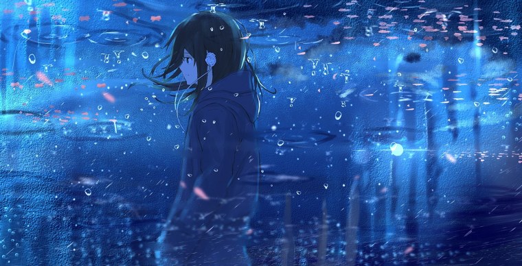 Аниме дождь