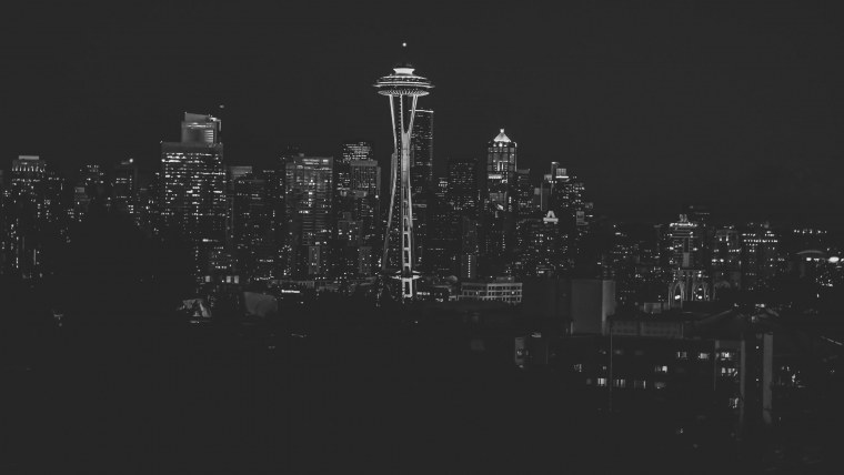 Фон темный город