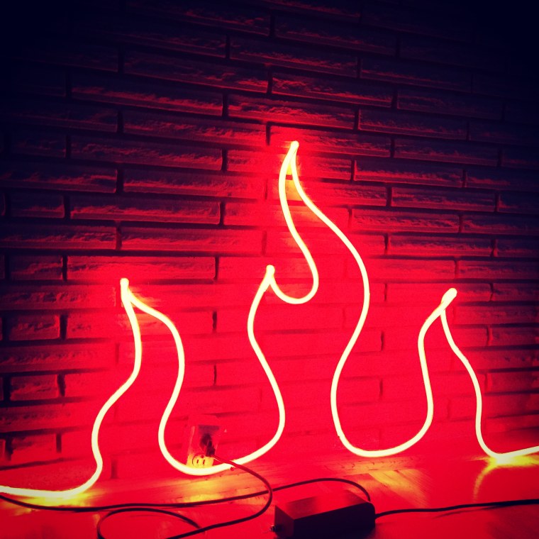 Горящий пепел