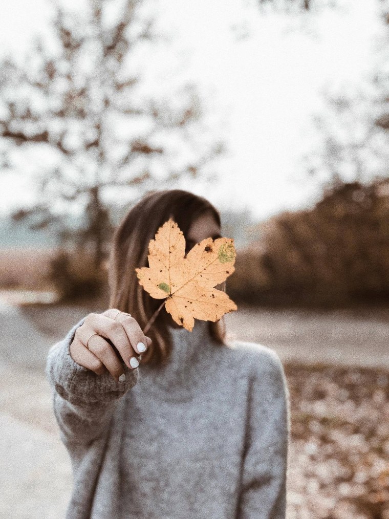Осенний пейзаж девочка