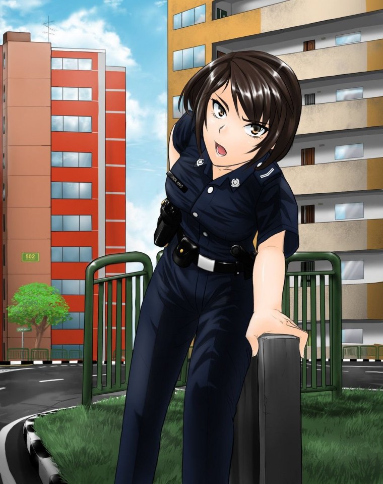 Аниме девушки полицейские