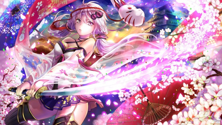 Yuzuki Yukari катана