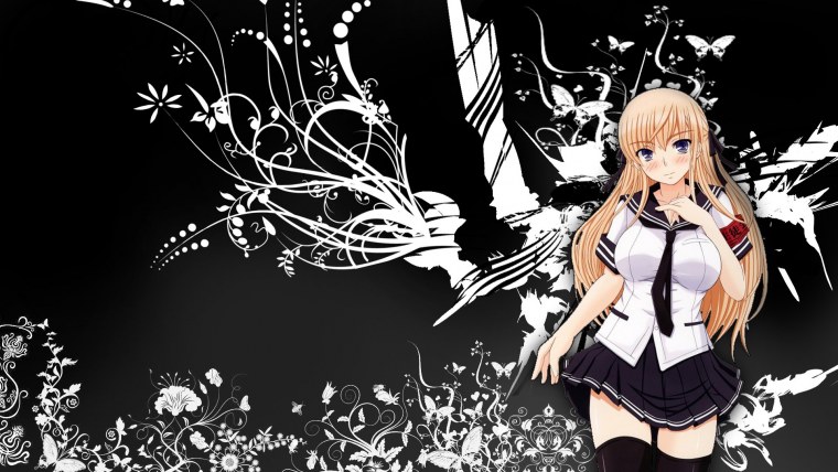 Обои на рабочий стол аниме девушки