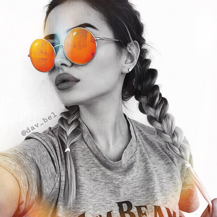 Люди в неоновых масках