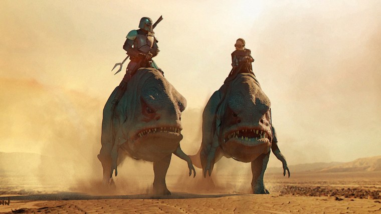 Star Wars Mandalorian Постер Минимализм