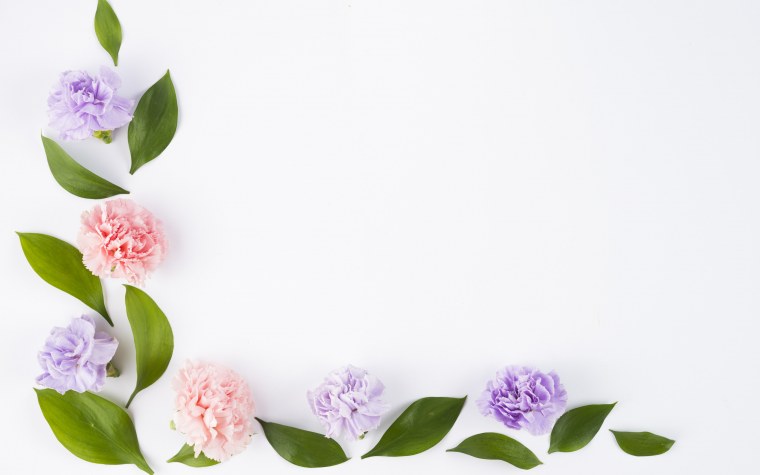 Цветы по бокам