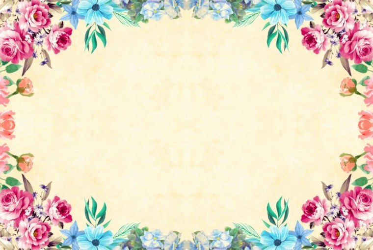 Подложка с цветами