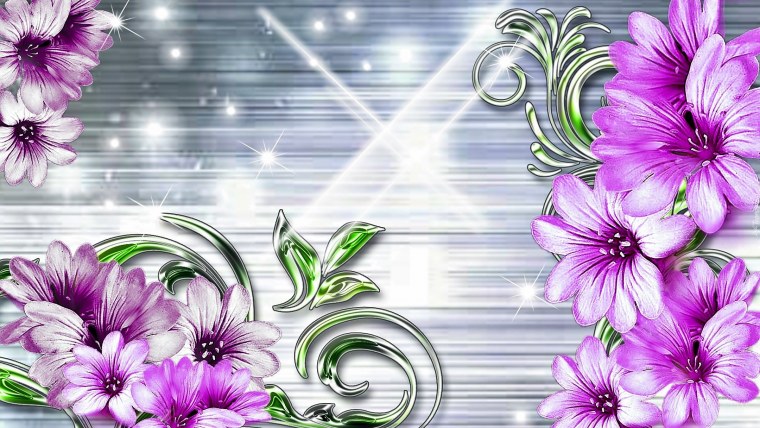 Цветочный фон для фотошопа