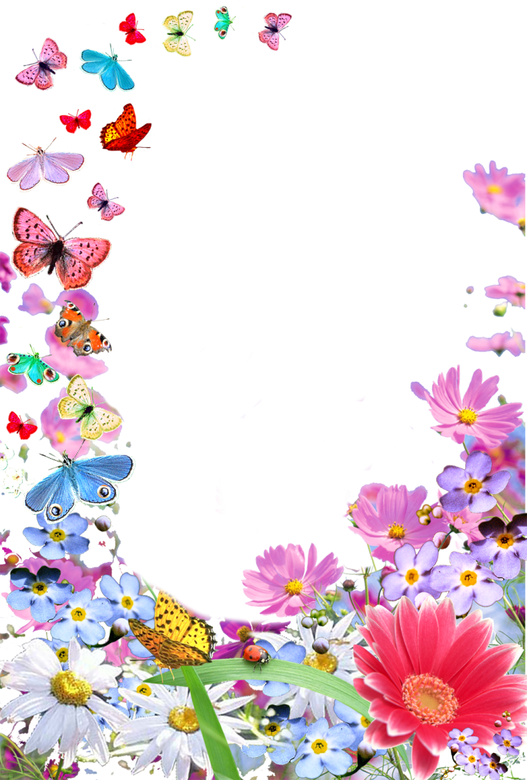 Рамка с цветами