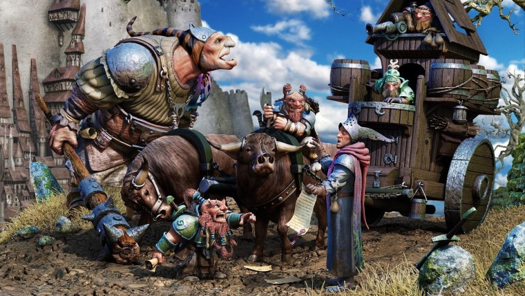 Дворф монах ДНД