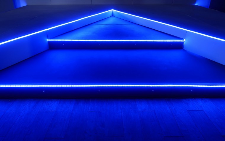 Синий неоновый фон